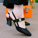 Cushioned Leather Sandals for Women