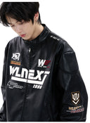 Lang's American Retro Leather Clothing Ins Racing Suit