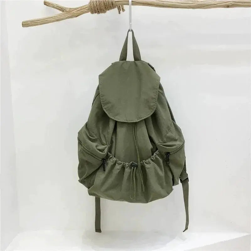 Small Nylon Drawstring Backpack Versatile Travel Companion