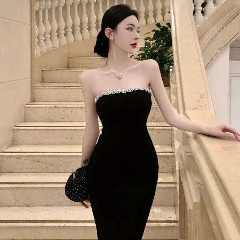 Luxurious Off Shoulder Evening Dress Opulent Design