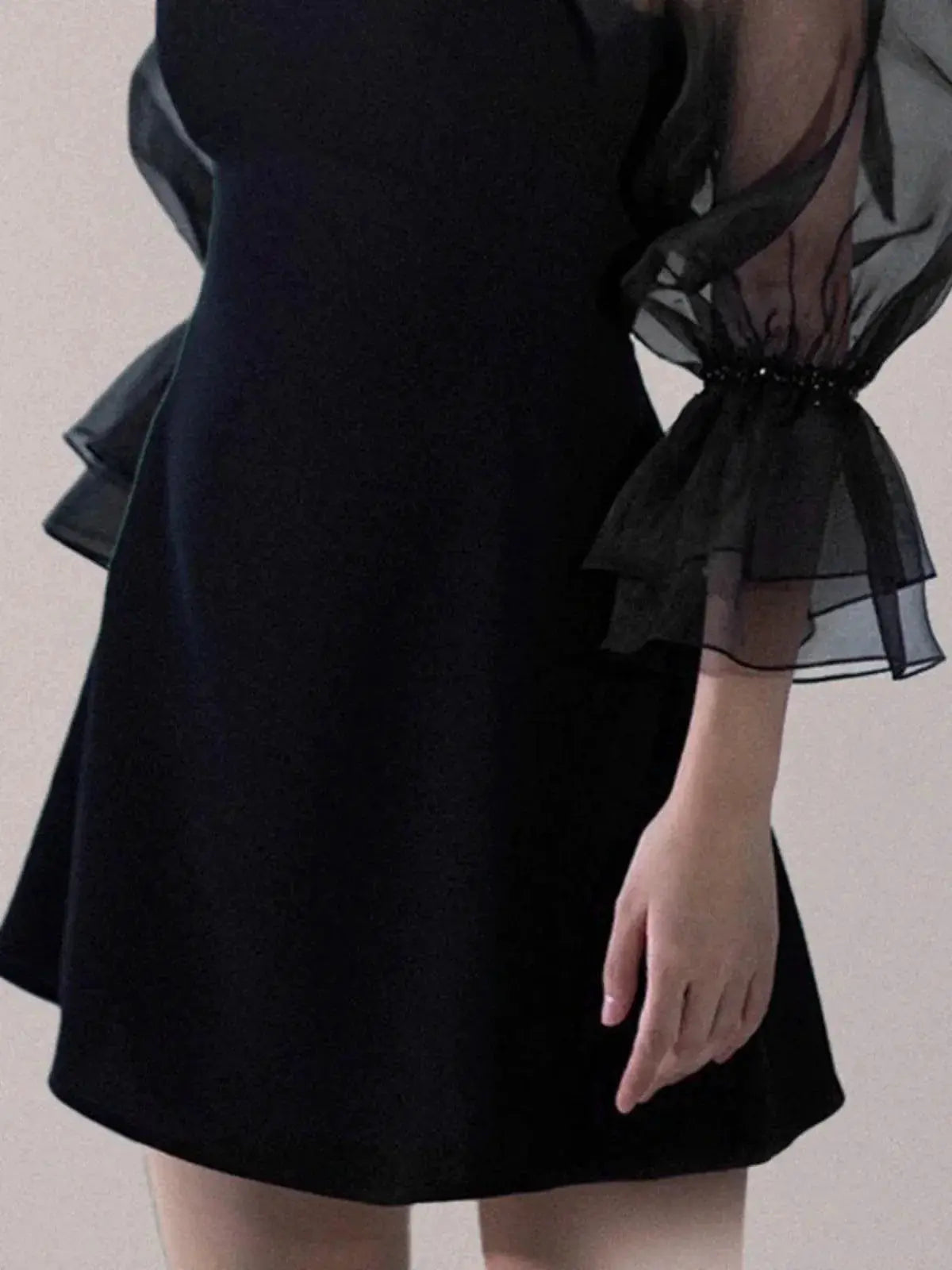 Elegant Black Banquet Dress Sophisticated Luxury Attire