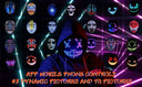 LED Mask For Party Goers Gesture Control