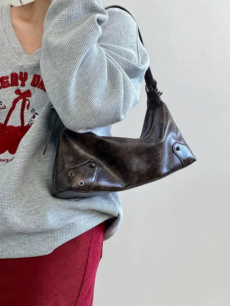 Deer Fashion Crossbody Bag PU Leather Design Elegant Compact