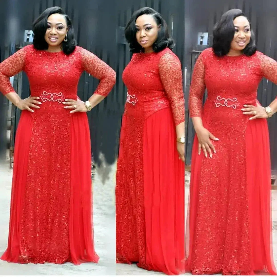 Elegant Plus Size Evening Gown With Flattering Fit