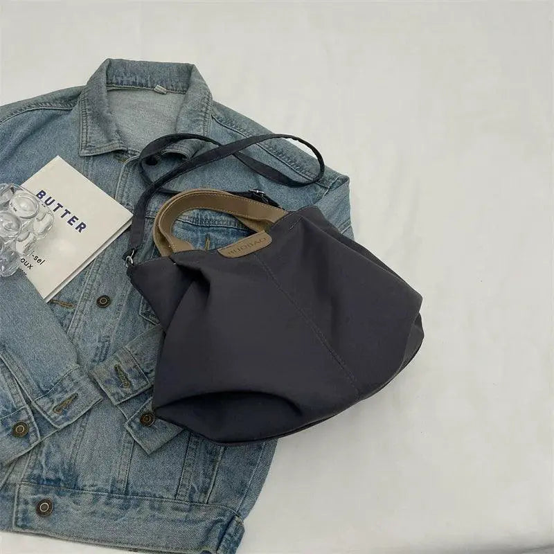 Large Canvas Tote Bag Stylish Japan Korea Trend For Women