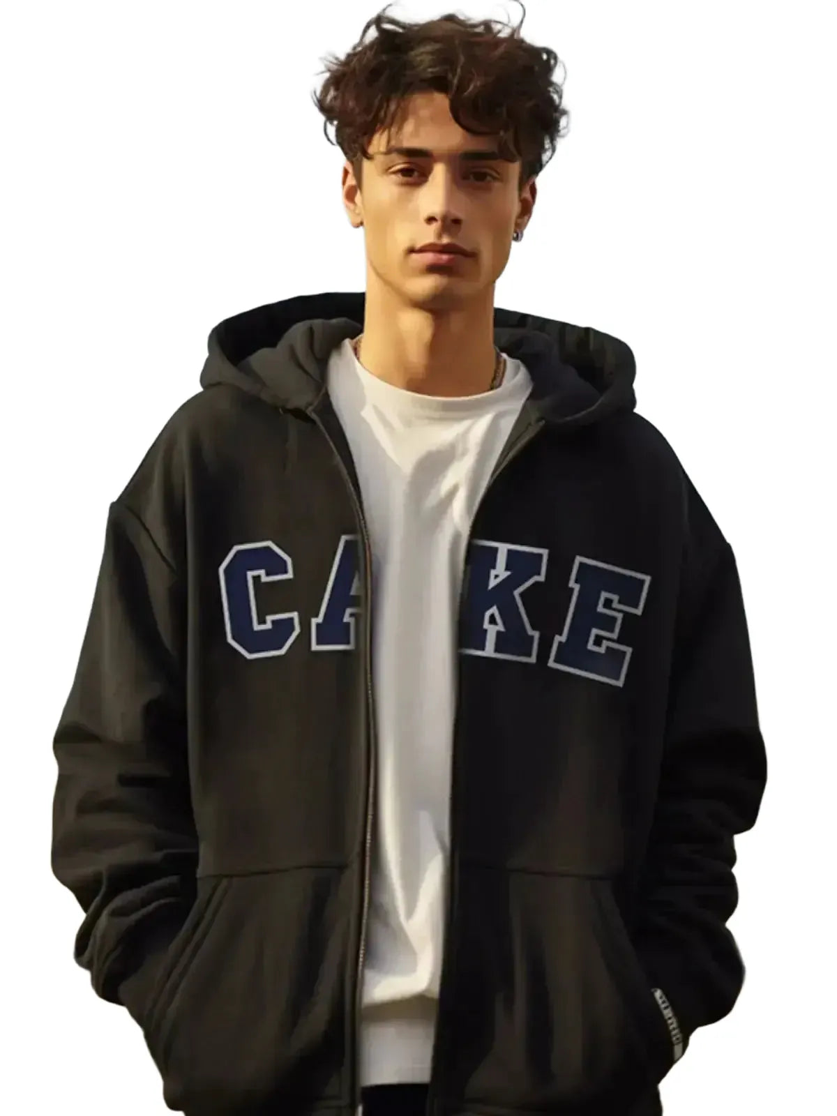 Warmth Fleece Coat for Plus Size Men — product view 1