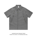 Wukong Goods American Retro Zipper Short-Sleeved Shirt