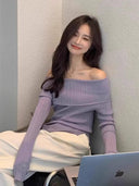 Elegant Off-Shoulder Blouse: Versatile Style for Women