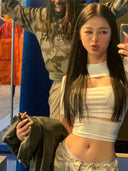 Weird Puss Sexy Hollow Design T-Shirt Trendy Street Style