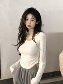 Internet Celebrity Slim-Fit Tops for Stylish Outfits