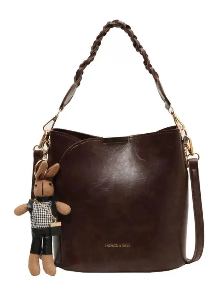 Vintage Barrel Style Women Crossbody Satchel Fashion Icon