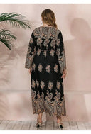Flattering Plus Size Party Cotton Dress