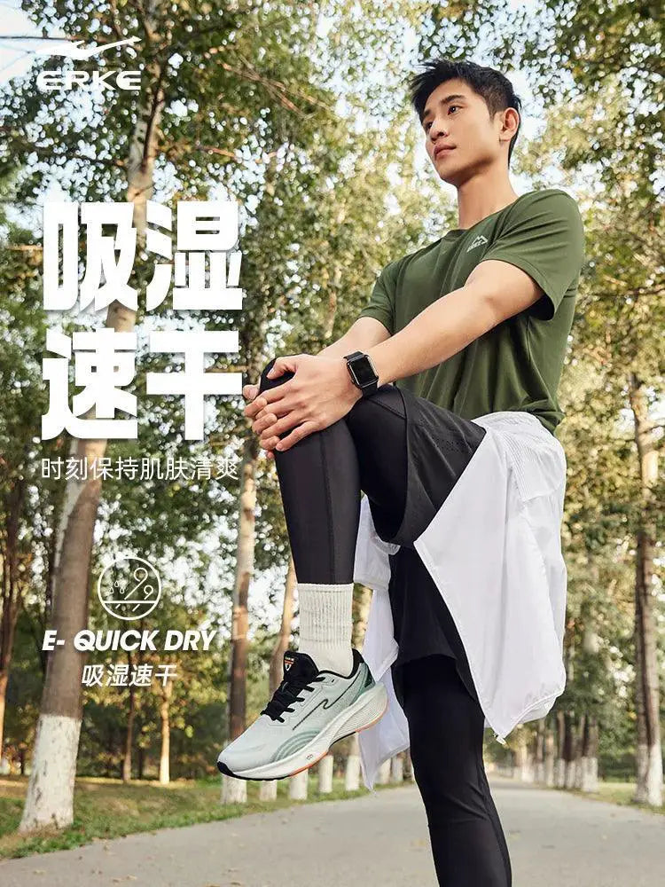 Men Quick Dry Outdoor T Shirt Moisture Wicking Athletic Gear