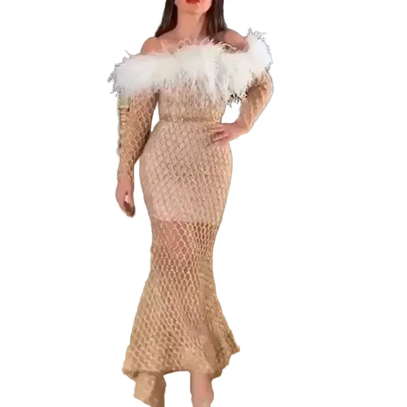 Luminous Sequin Wrap Dress - Events — product view 1