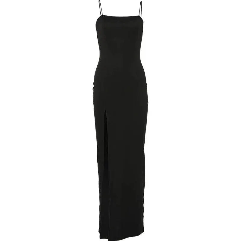 Weird Puss Slit Dress Sling Bold Street Style Fashion