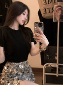 Sequin Skirt for Women Party Wear