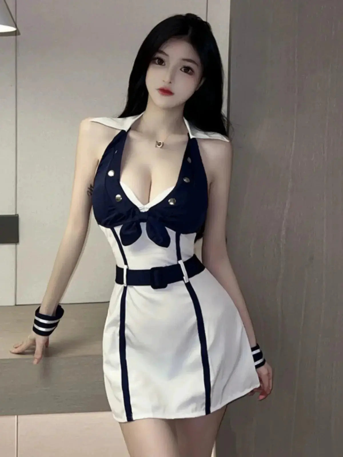 Spotlight Ready Celebrity A Line Dress With Big Bow Style