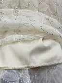 Elegant Lace Sequin Midi Skirt for Women