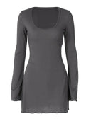 Waist Controlled Skirt for Women Office