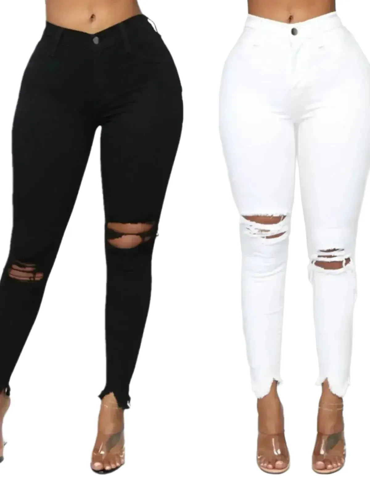 Comfortable Jeans for Women with Elastic — product view 1