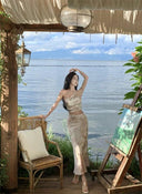 Oblique Shoulder Dress: Stylish Summer Chic Choice for You