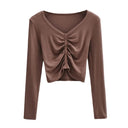 French Sexy Knitwear Chic Street Style Apparel for Fall