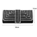Compact Diamond Clutch For Evening Wear