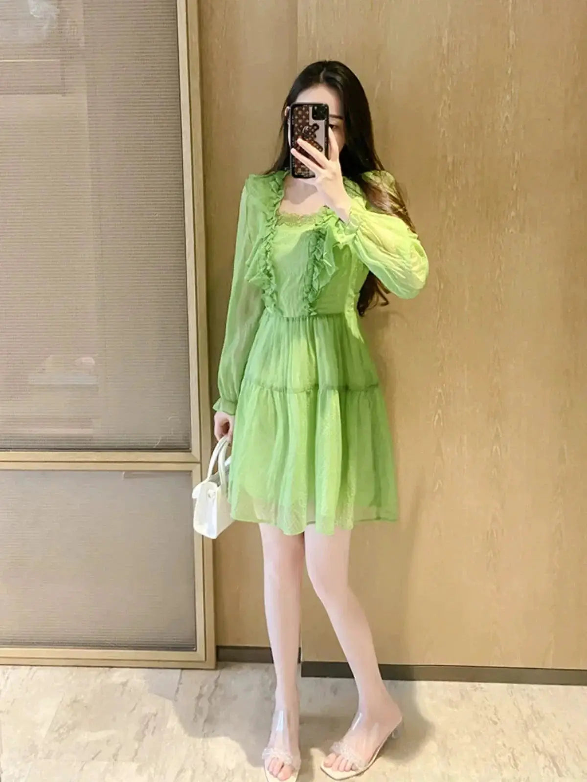 Fairy Tea Dress French Elegance for Spring Fashion Joy
