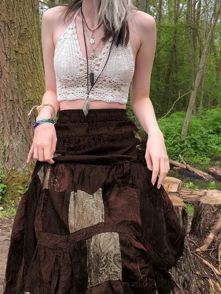 Y2K Boho Party Pleated Skirts For Stylish Spring Fashion