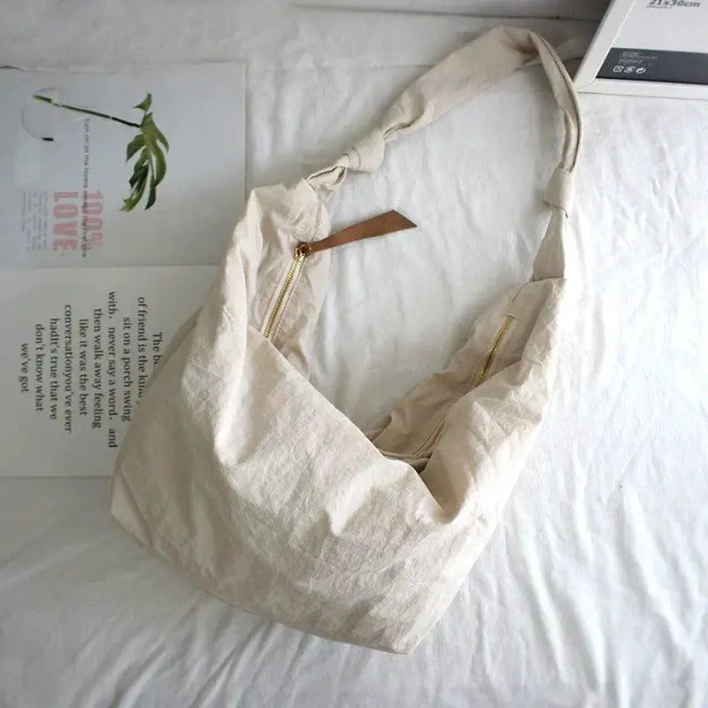 Autumn Vibe Water Dumpling Shoulder Bag Japanese Style Chic