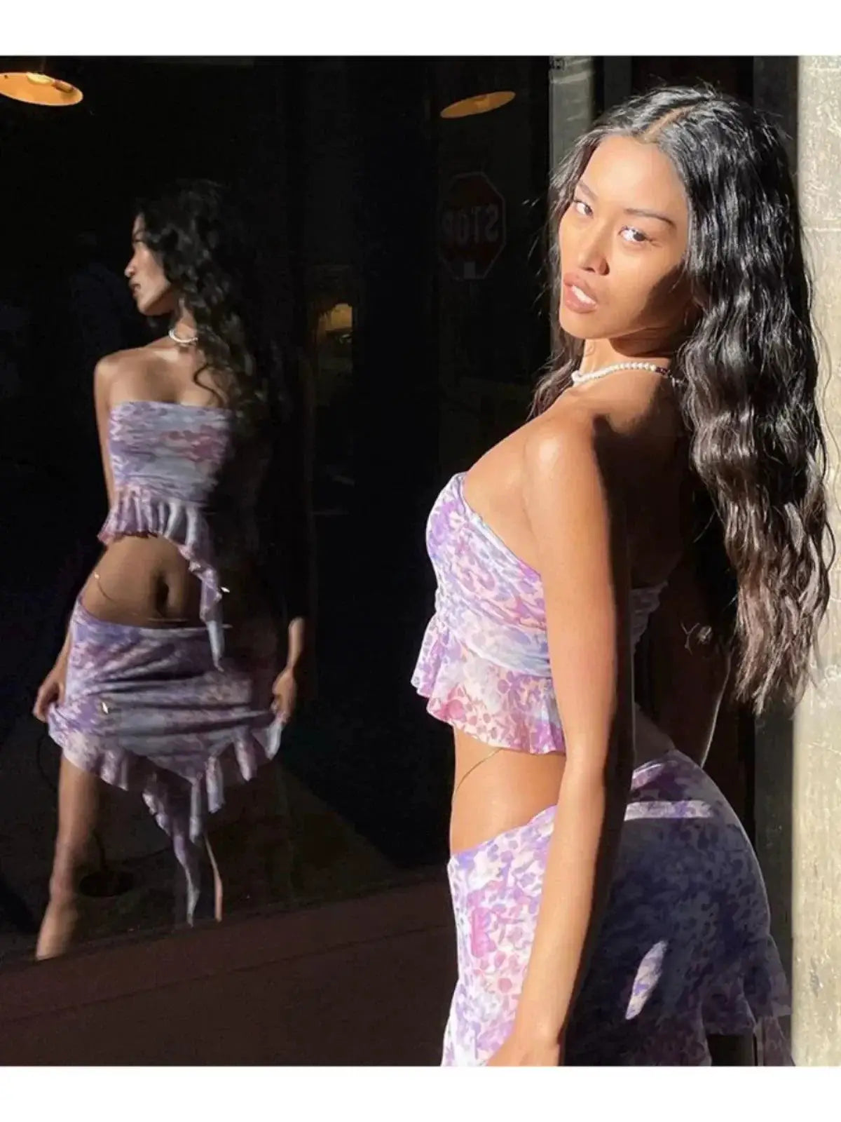 Fashion Ins Hot Beach Dress Tube Top Summer Trend Design