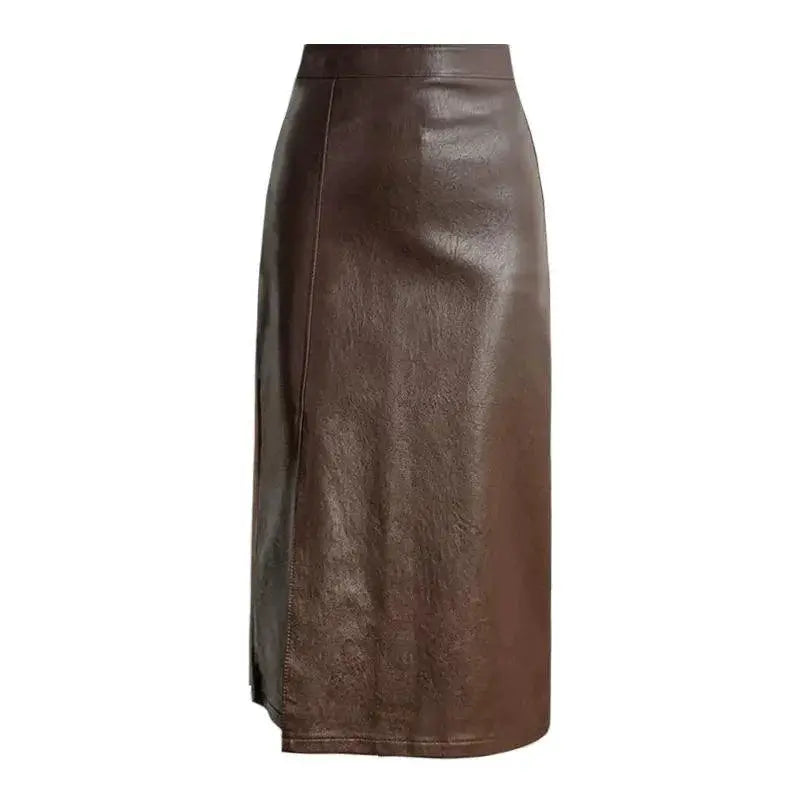 High Waist Leather Skirt Upgrade Your Fall Wardrobe