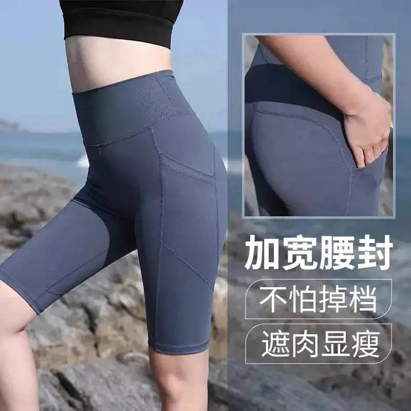 Curvy Women Workout Leggings Quick Dry Fitness Bottoms