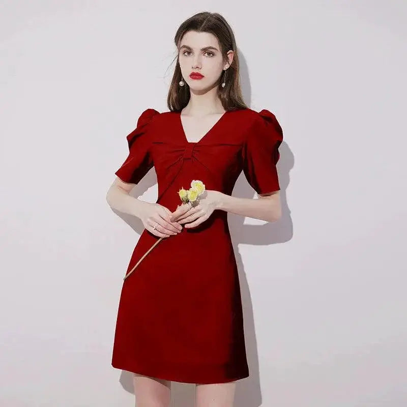 Short Elegant Bridal Gown Stylish Short Wedding Dress