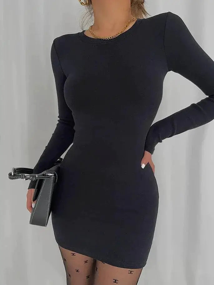 Cozy Brushed Hip Skirt Winter Slim Fit For Cold Weather