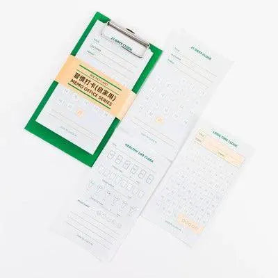 White Kraft Paper Splint Notepad Memo Note Series Mocard