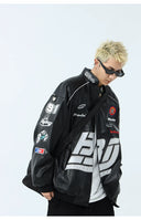 Bjhg Spring American Fancy Casual Jacket Leather Coat for Men