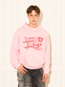 Empty Reference American Retro Street Deformed Font Hoodie