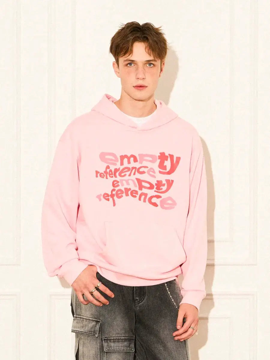 American Retro Street Deformed Font Hoodie - OurLum.com