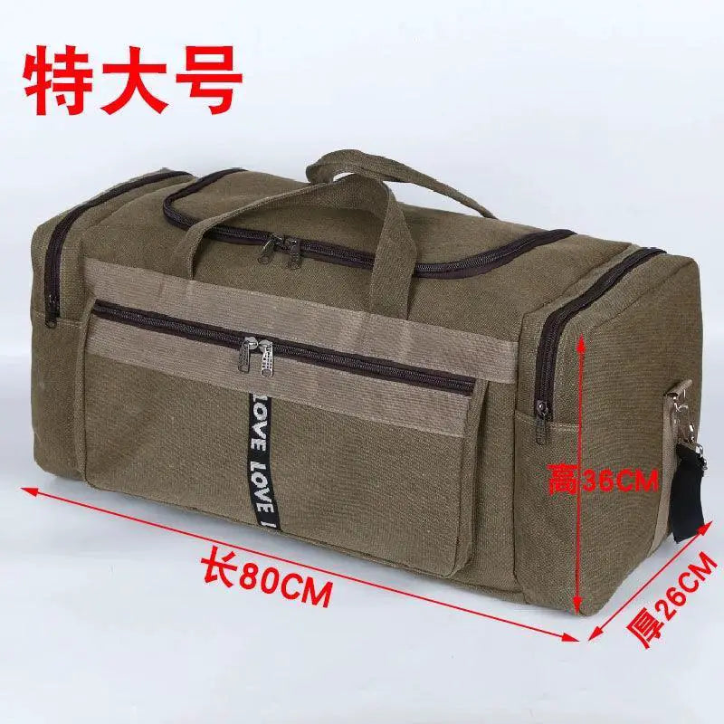 Retro Satchel Canvas Shoulder Bag for Outdoor Workers