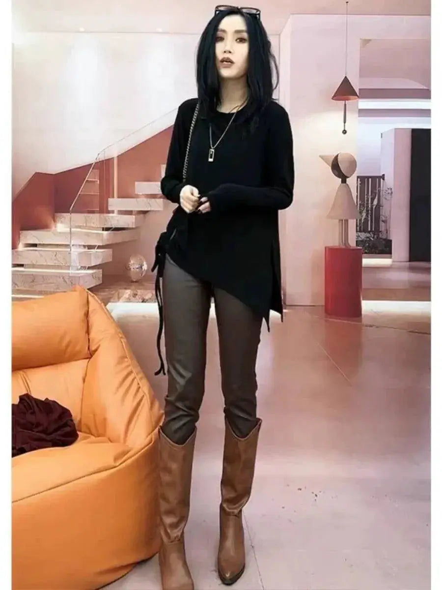 Spring Style Plus Size Asymmetric Tshirt for Fashion Comfort