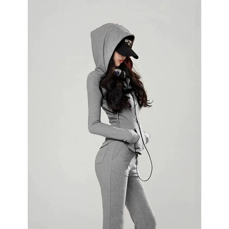 Barbie Wear Mop Pants Yoga Set Sweatshirt For Teens
