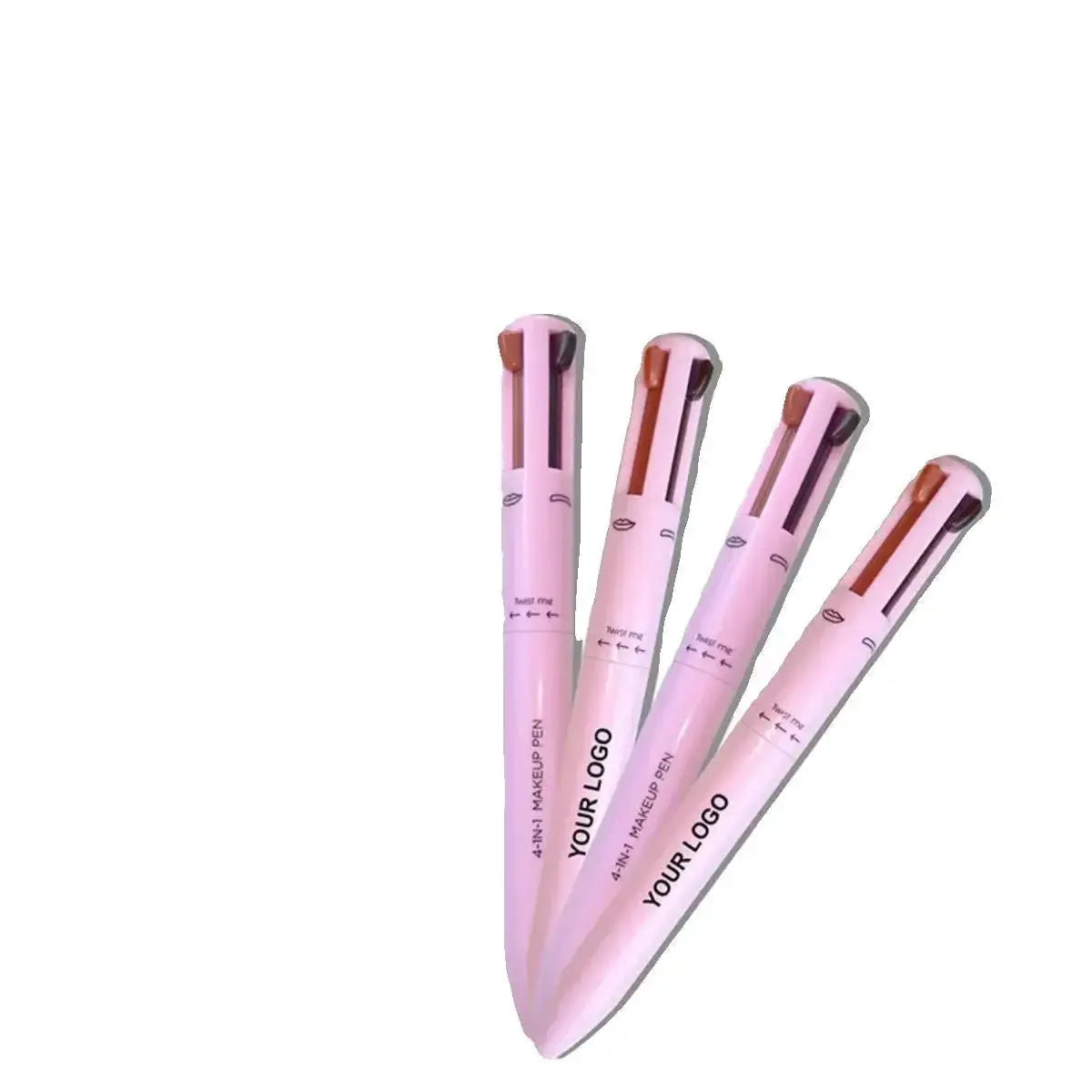 4 In 1 Face Makeup Eyeliner Eyebrow Lip Pen Beauty Color Set