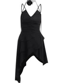 Flattering Black Sling Dress For Women