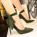 Lace Up Suede Flats For Stylish Summer Soirees And Events
