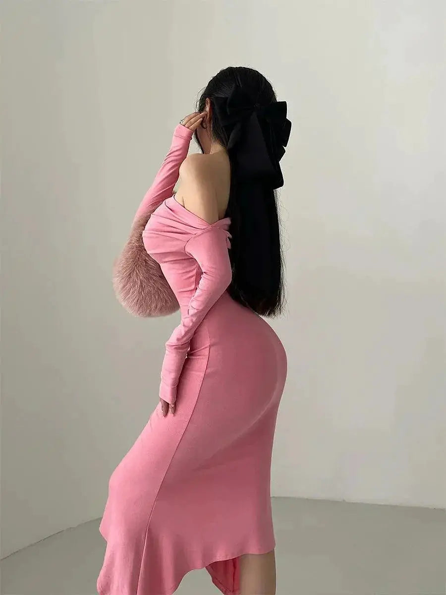 Pure Desire Mermaid Dress Elegant Off The Shoulder Gown