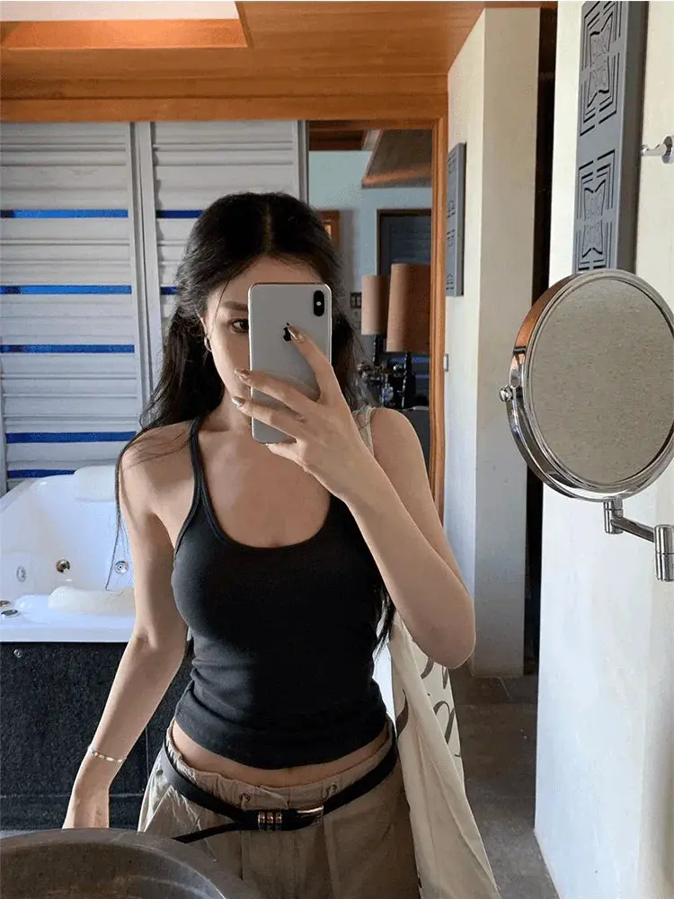 American Style Chest Pad Vest For Chic Summer Fashion