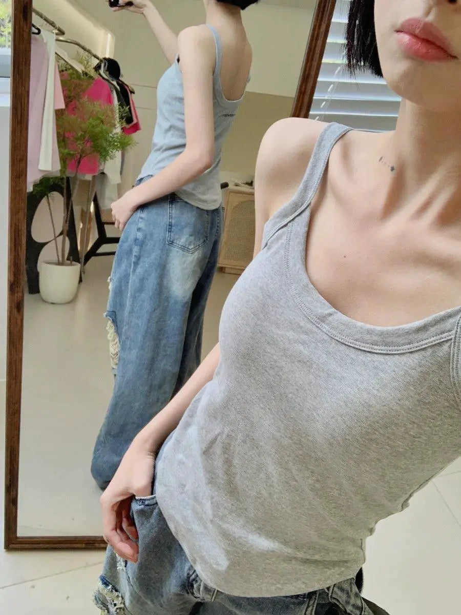 Back Shaping Padded Slim Sexy Vest For Women Outerwear