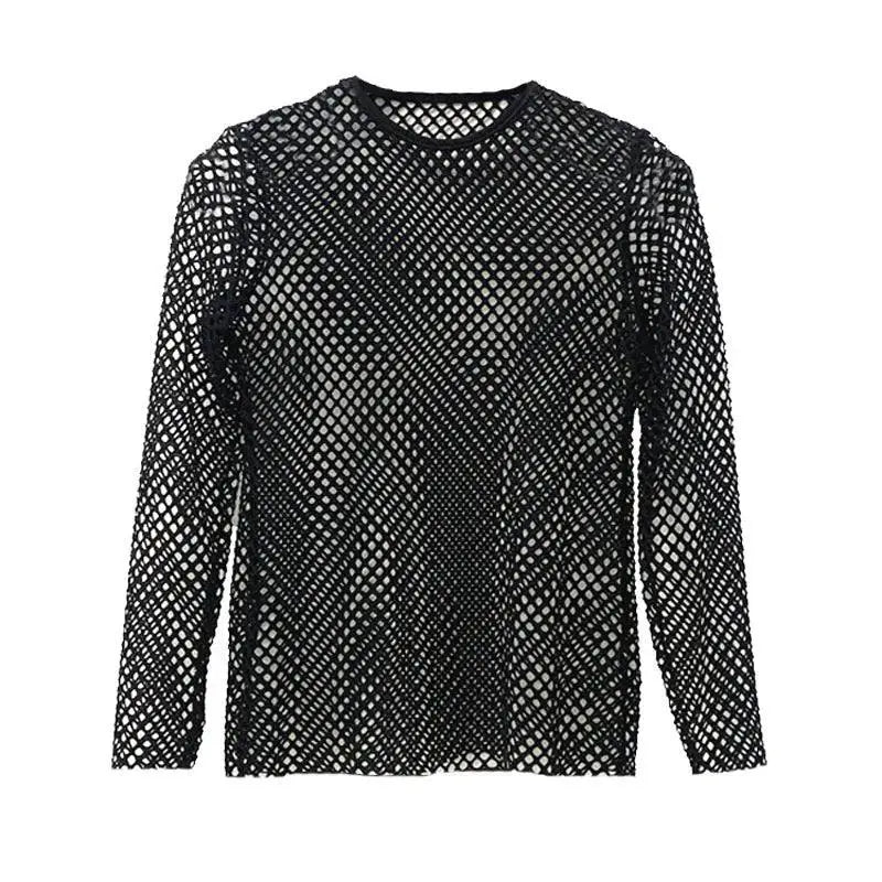 Mesh Cut Out Top Trendy Breathable Fashion Piece For You