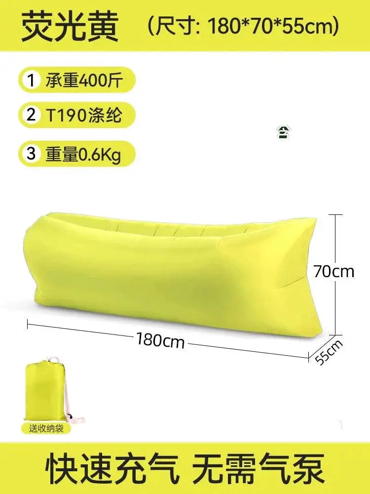 Inflatable Outdoor Sofa Bean Bag Foldable Portable Bed